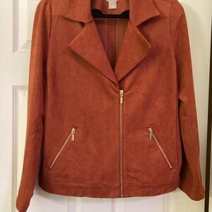 Rust Suede Women's Jacket